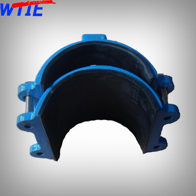 Saddle clamp for PVC pipe
